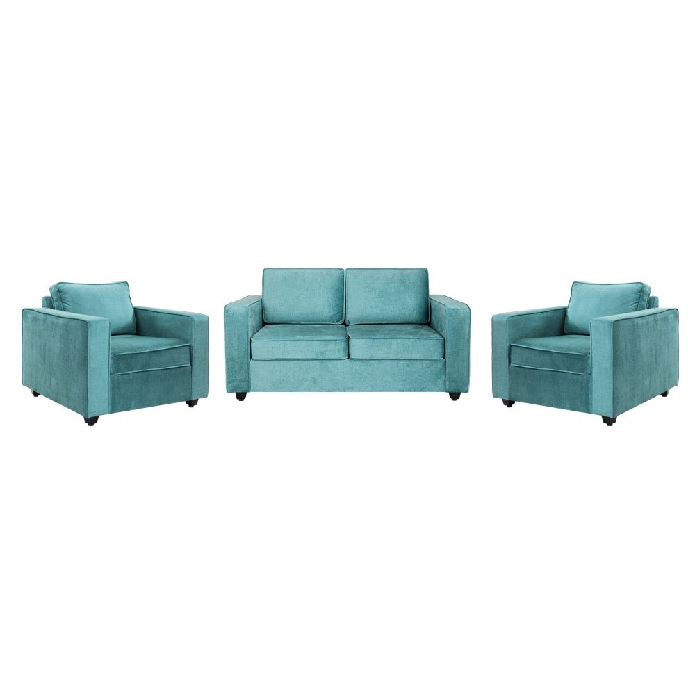 Napper Plus Sofa Set - (2+1+1) Reflection Aqua Blue